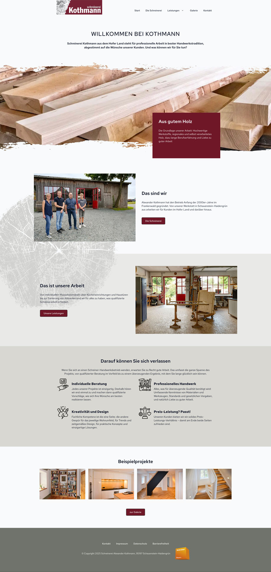 Webdesign Kothmann von Studio2